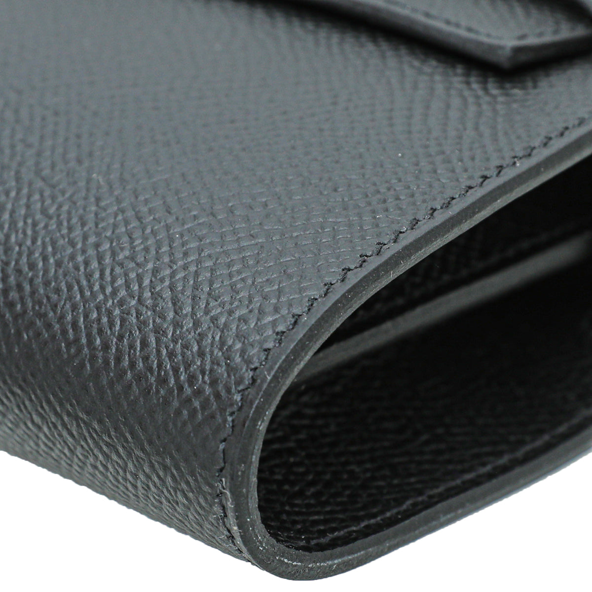 Hermes Noir Kelly To Go Wallet