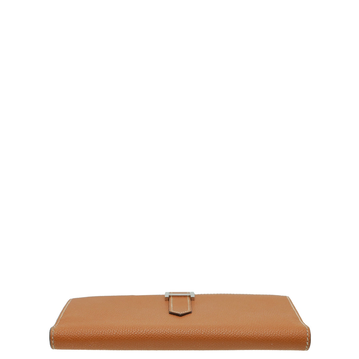 Hermes Gold Trifold Bearn Wallet