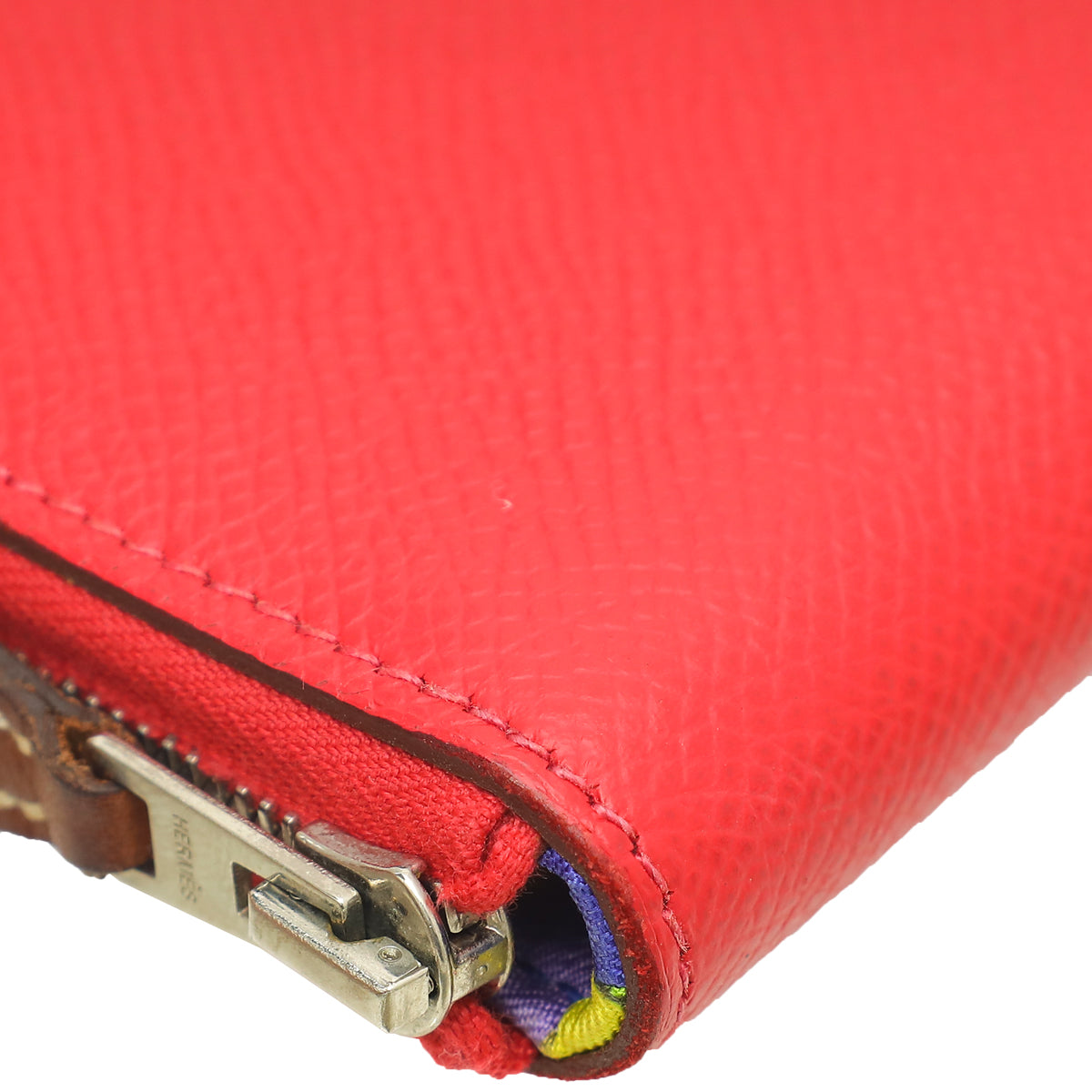 Hermes Bougainvillea Silk'In Classique Long Wallet