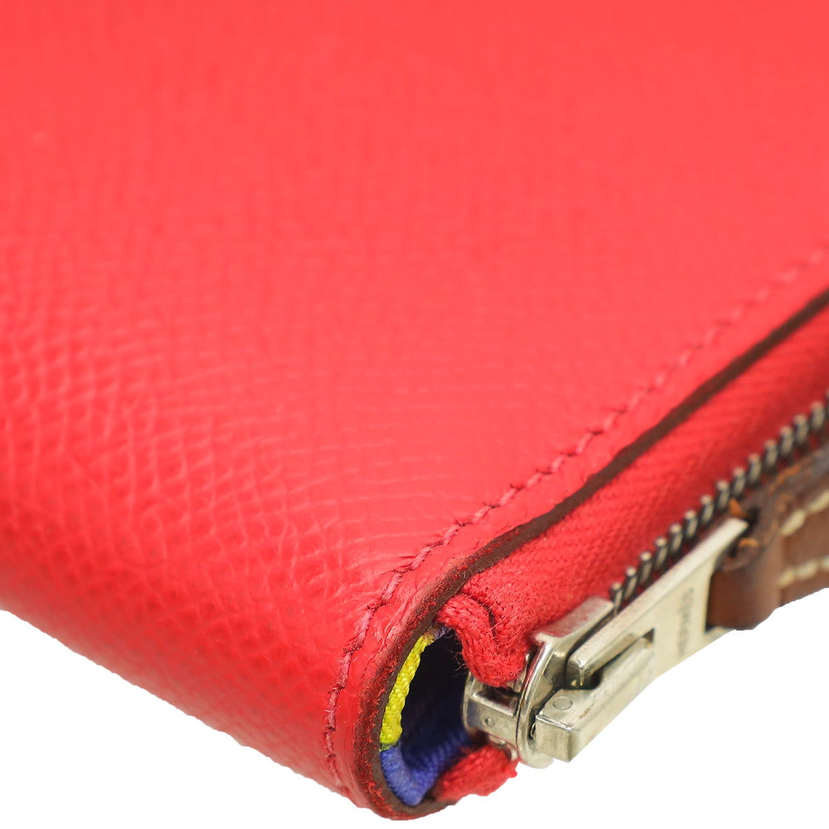 Hermes Bougainvillea Silk'In Classique Long Wallet