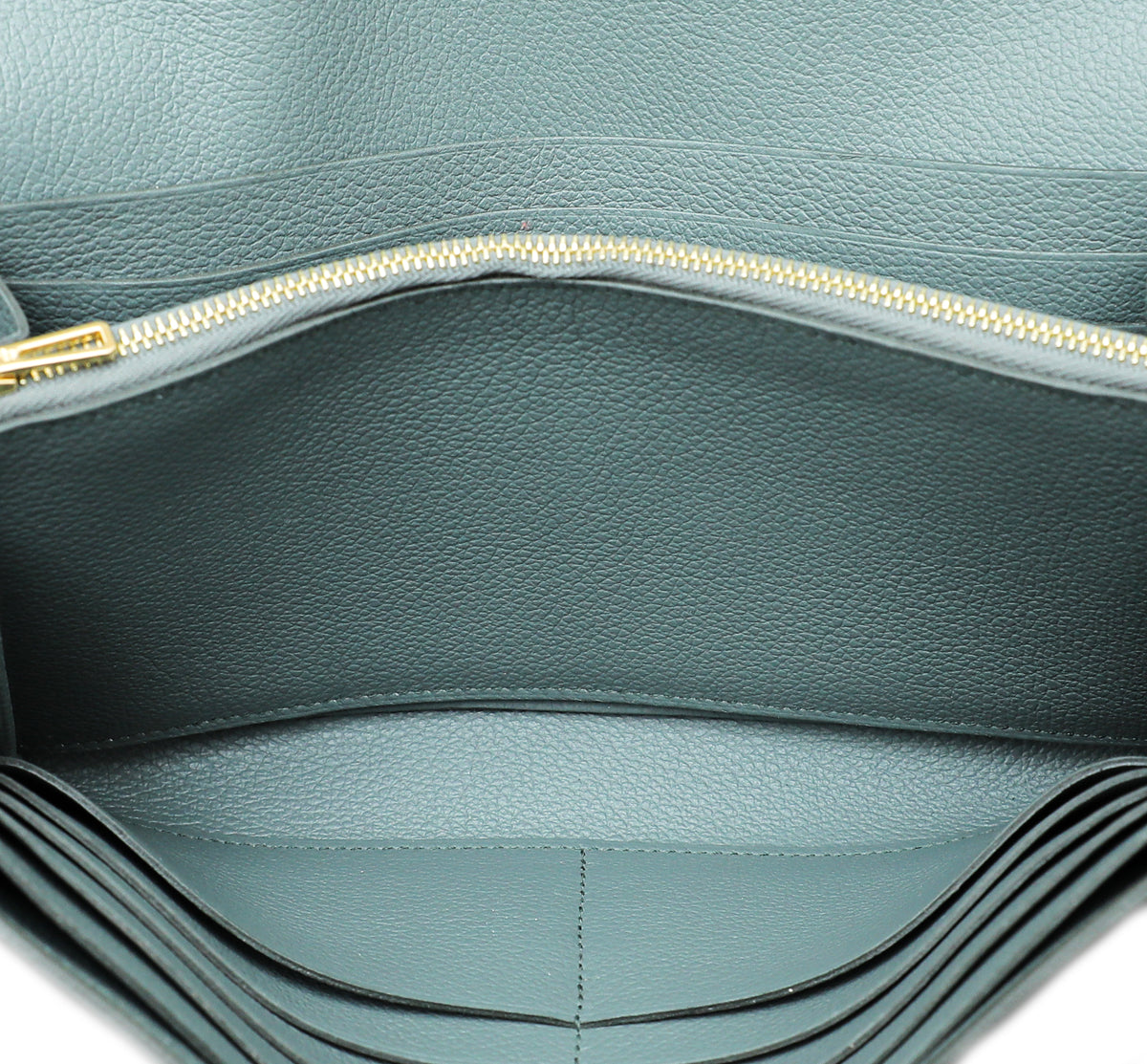 Hermes Vert Amande Evercolor Constance Wallet