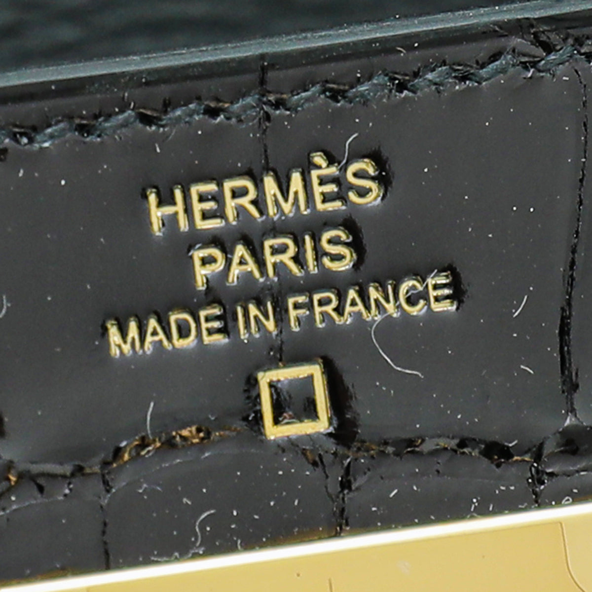 Hermes Noir Alligator To Go Mississippiensis Kelly Wallet