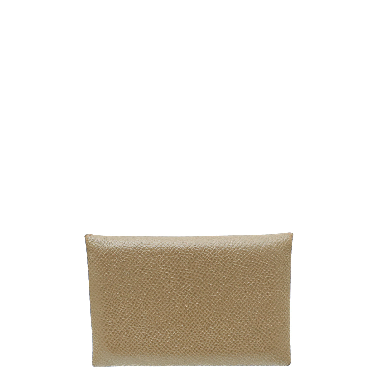 Hermes Etoupe Calvi Card Holder