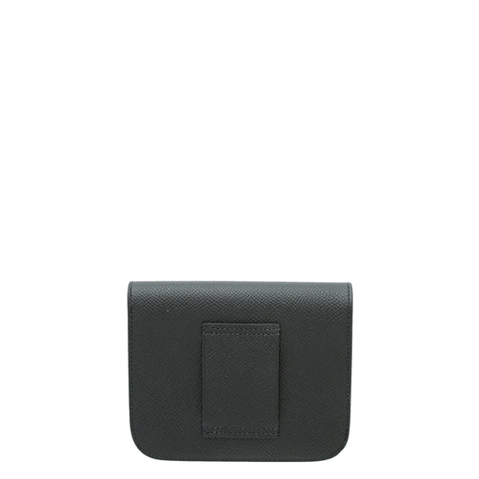 Hermes Noir Constance Slim Wallet