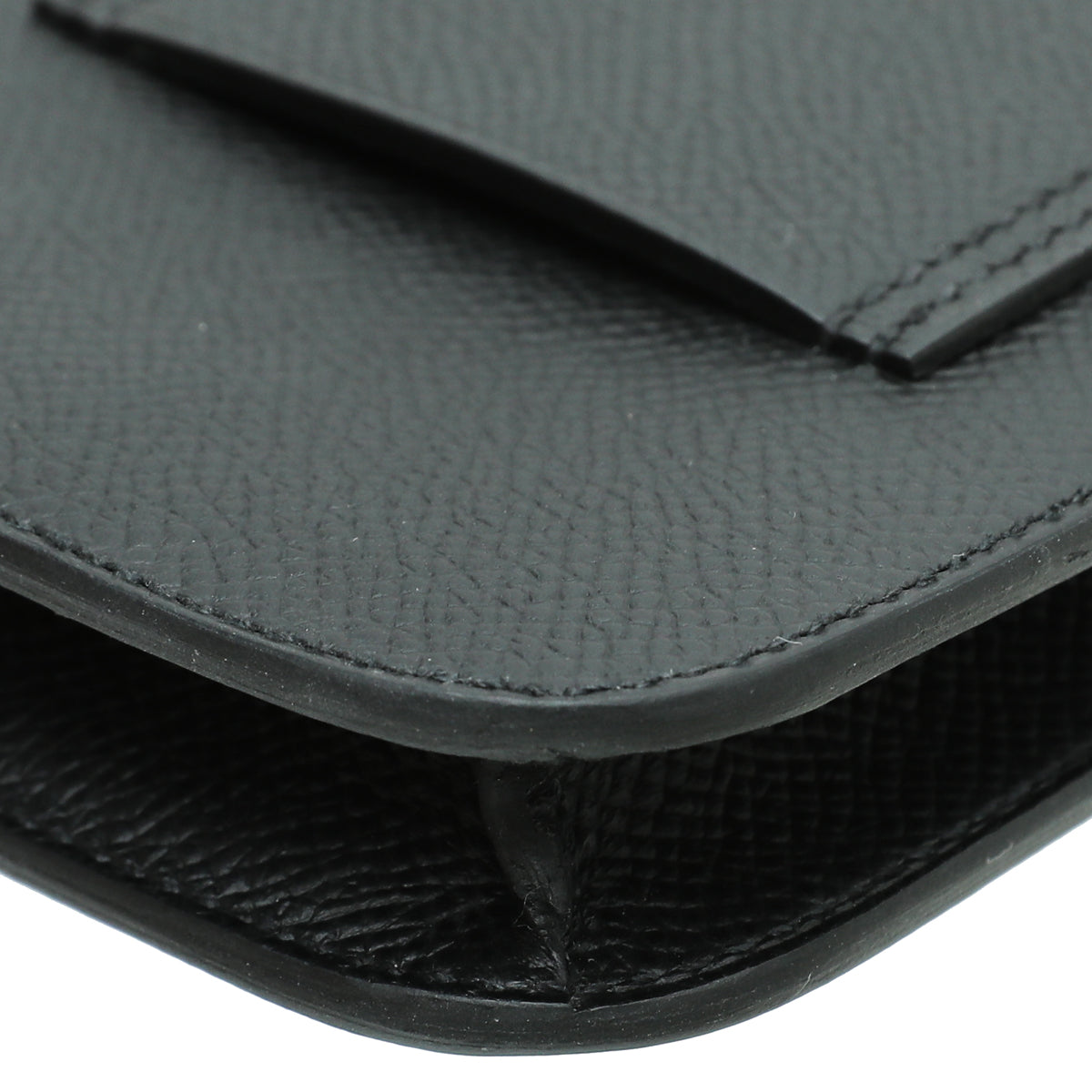 Hermes Noir Constance Slim Wallet