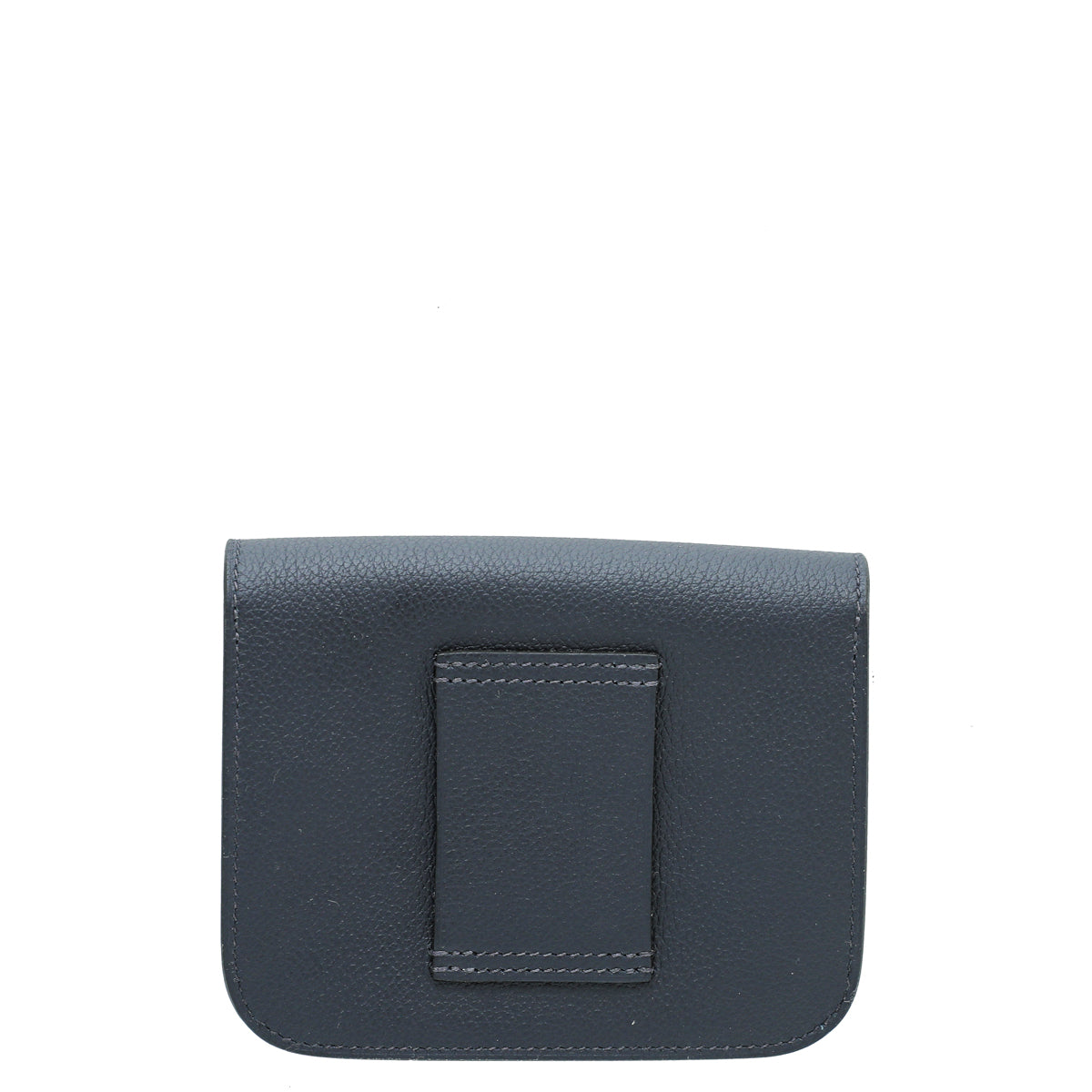 Hermes Blue Abysse Evercolor Constance Slim Wallet