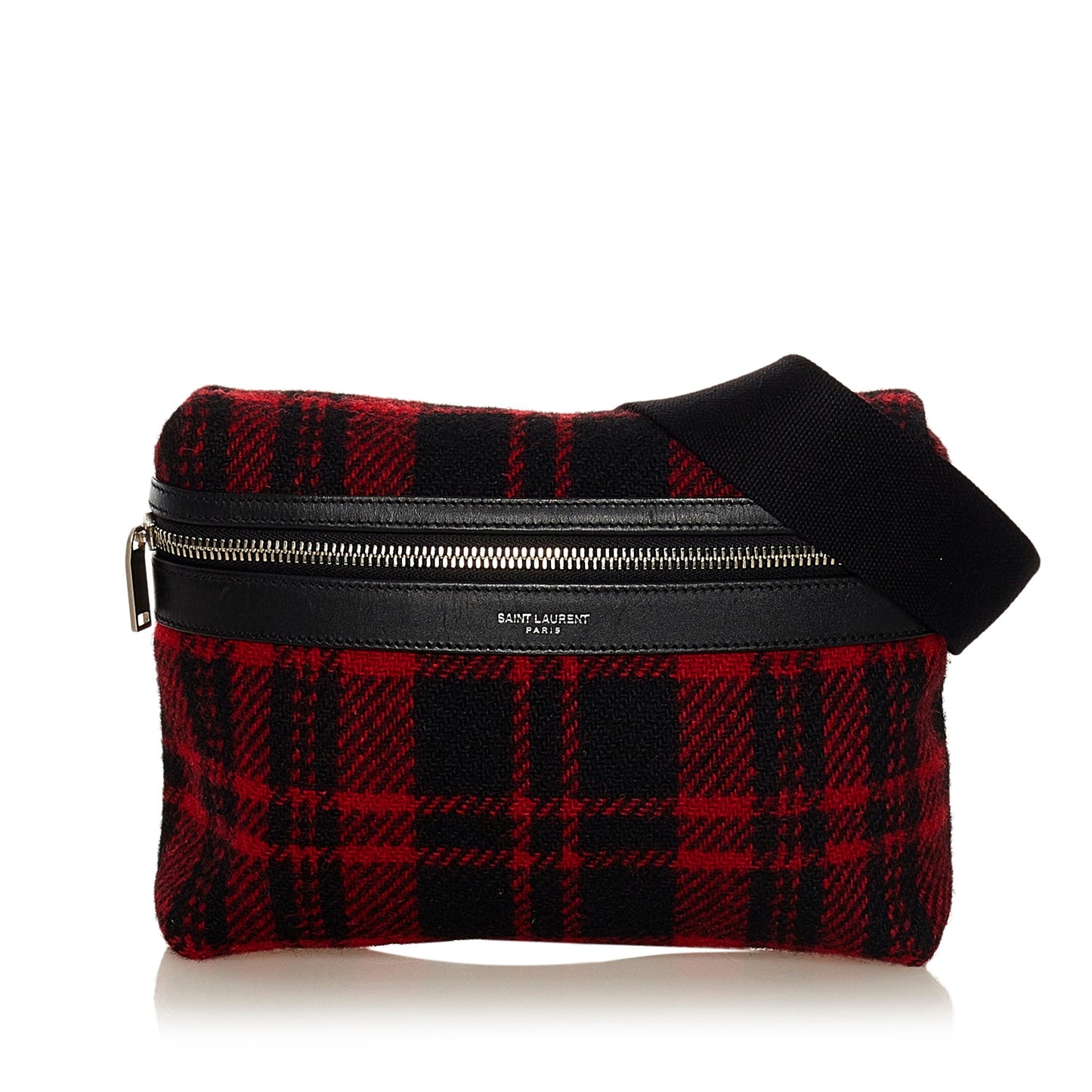 Yves Saint Laurent Belt Bag Red Wool