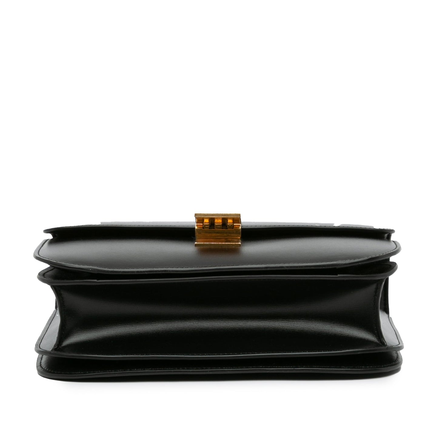 Celine Classic Box Medium Black Calfskin