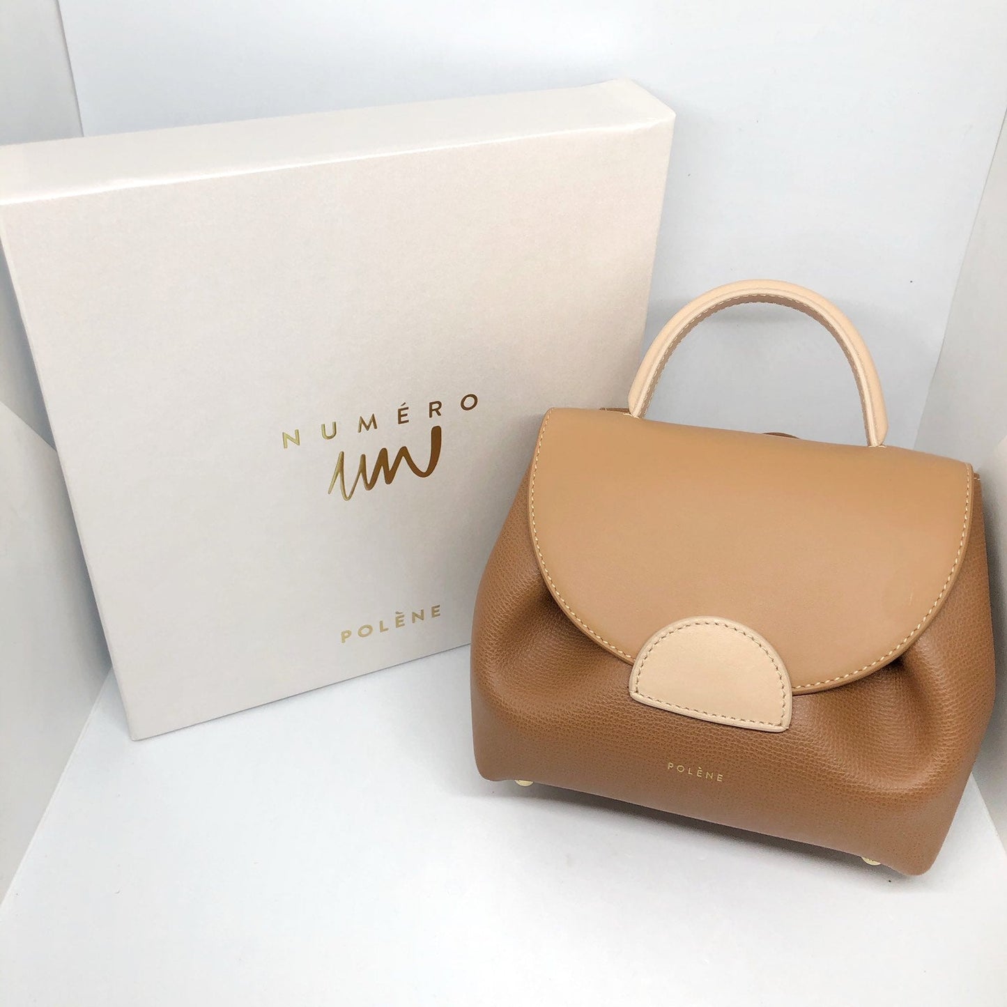 Numero Uno Nano (Trio Camel Textured Leather)