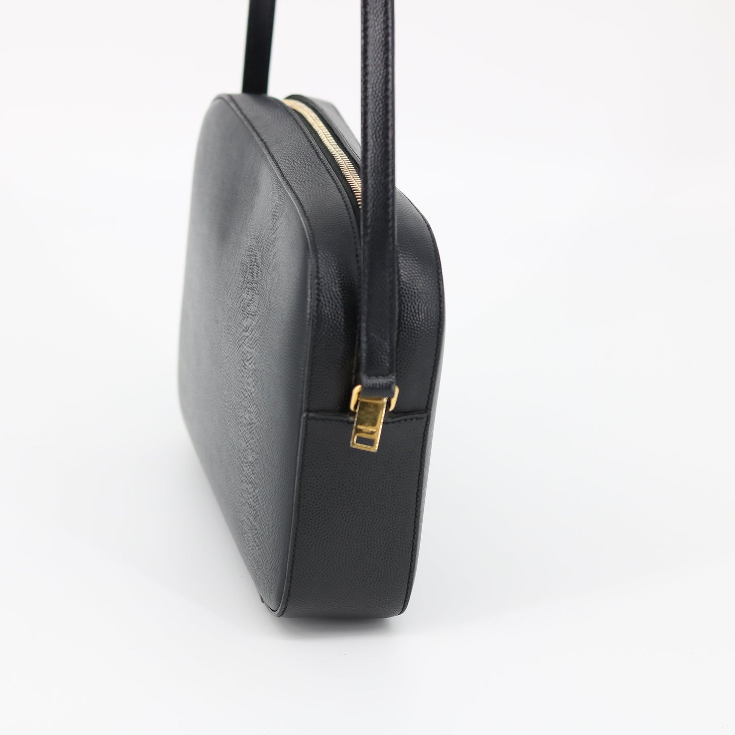 YSL Black Leather Lou Camera Bag