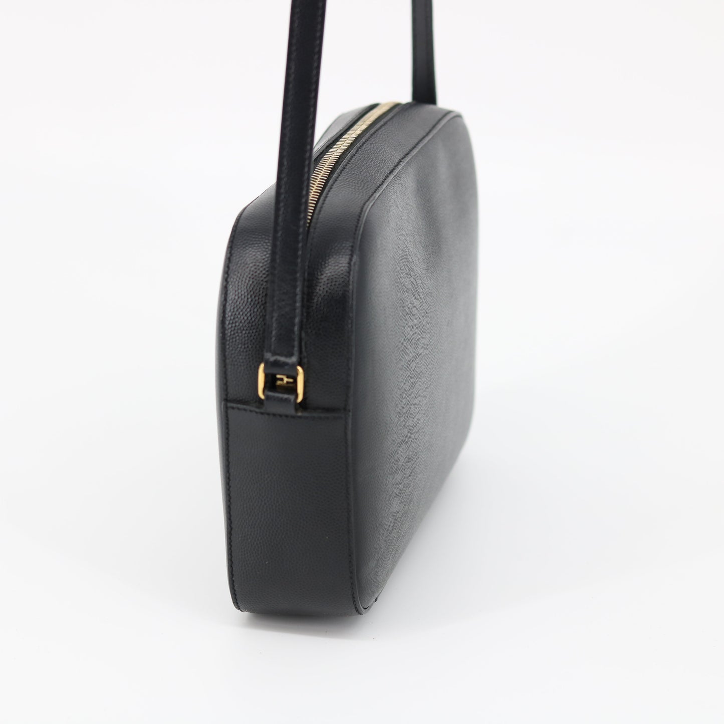 YSL Black Leather Lou Camera Bag