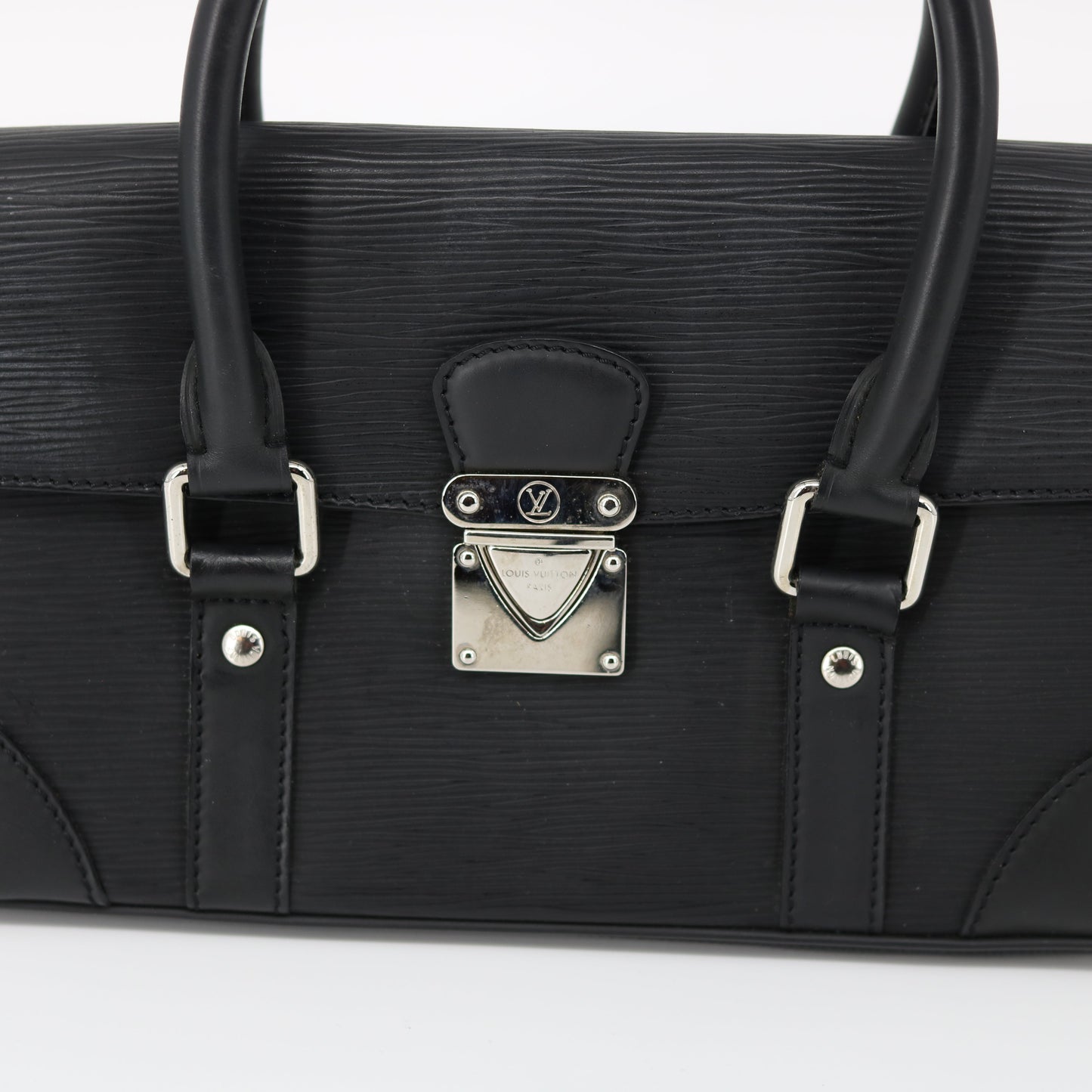 Louis Vuitton Black Epi Leather Segur PM Handbag