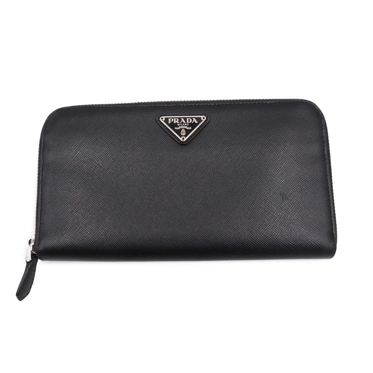 Prada Saffiano Zip Around Wallet