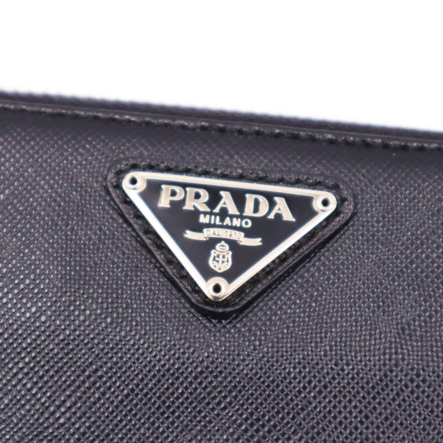 Prada Saffiano Zip Around Wallet