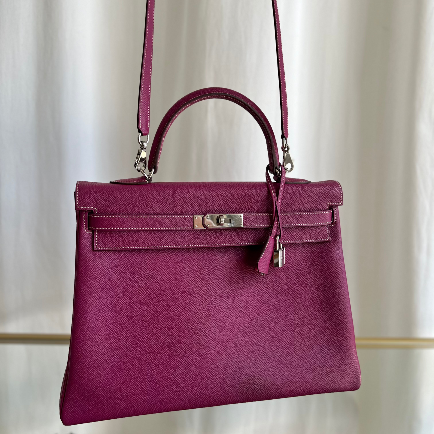 HERMES Fuschia Candy Kelly 35