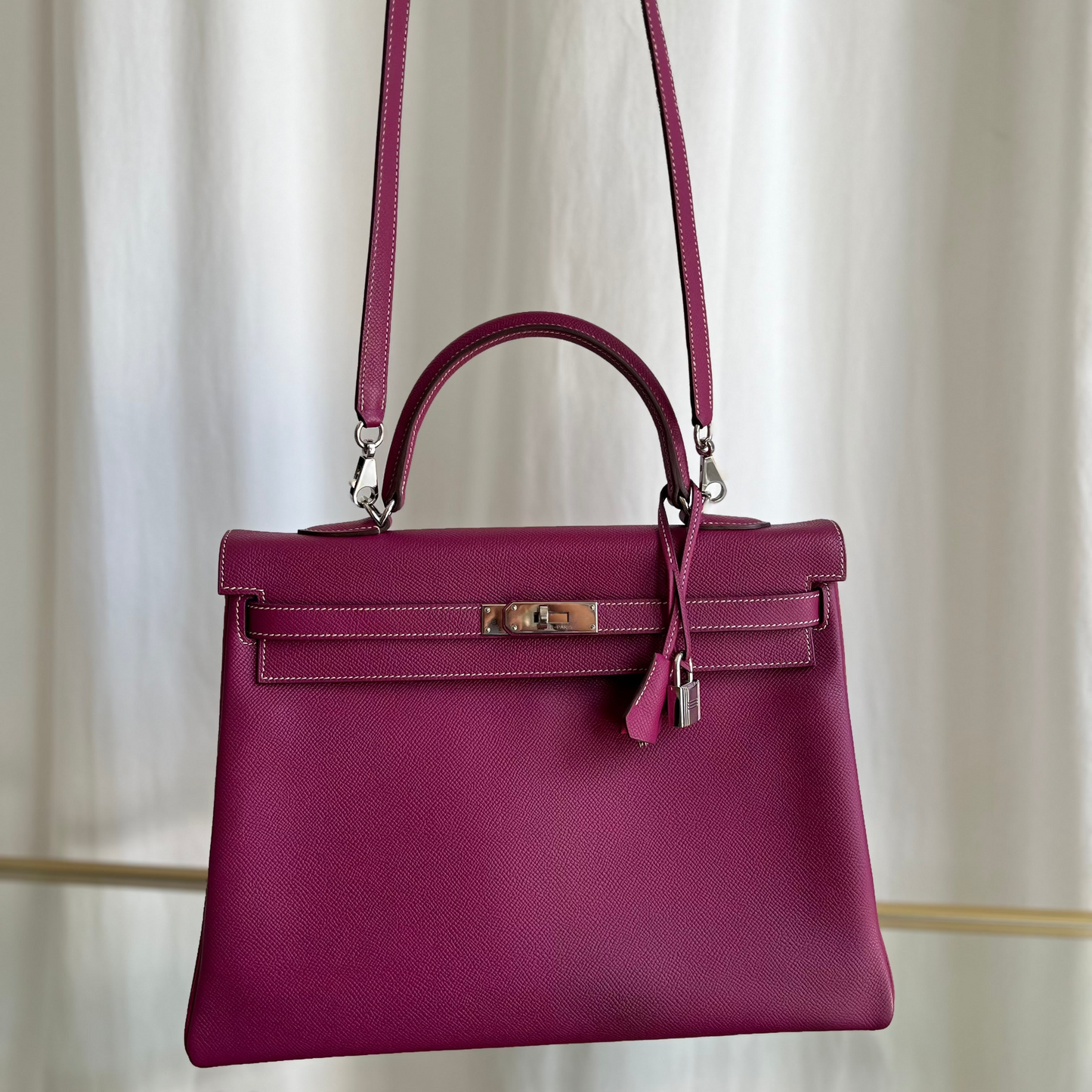 HERMES Fuschia Candy Kelly 35