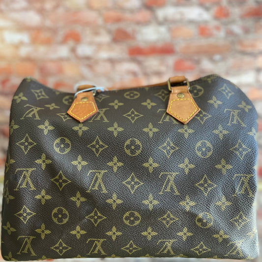 LOUIS VUITTON Speedy 30 Monogram Handbag M41526 Monogram Canvas (861SA)