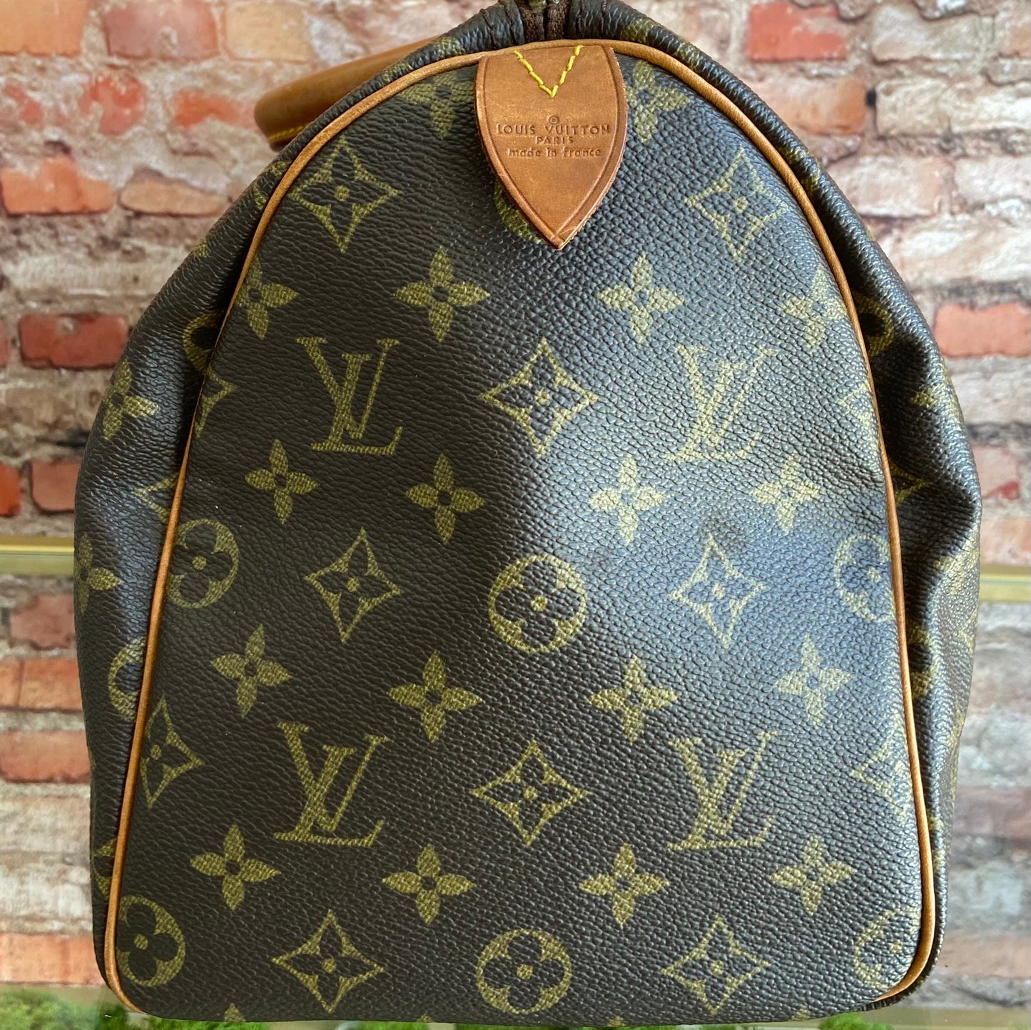 LOUIS VUITTON Speedy 30 Monogram Handbag M41526 Monogram Canvas (861SA)