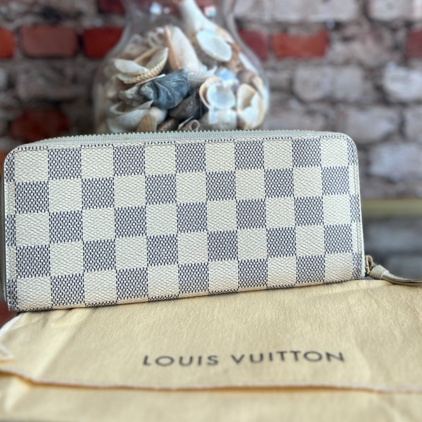 Louis Vuitton Damier Azur Portofeuille Clemence N61210