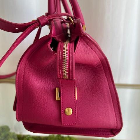 SAINT LAURENT Slouchy Pink Shoulder Bag