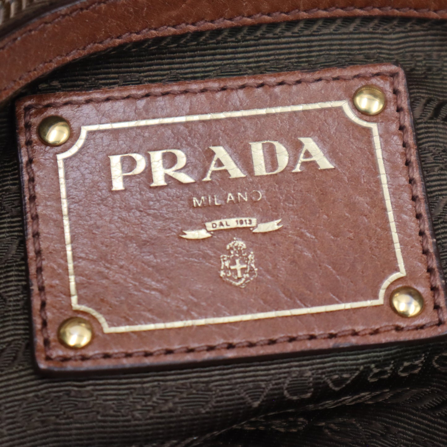 Prada Vitello Shine Shopping Tote Bag