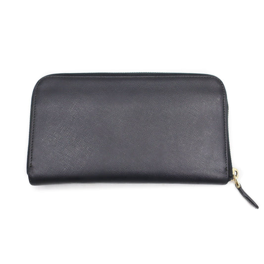 Prada Saffiano Zip Around Wallet