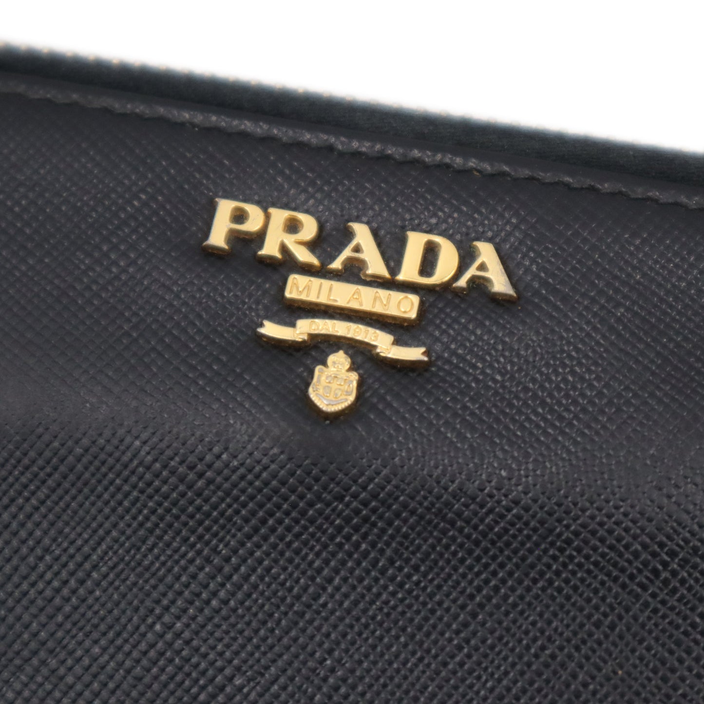 Prada Saffiano Zip Around Wallet