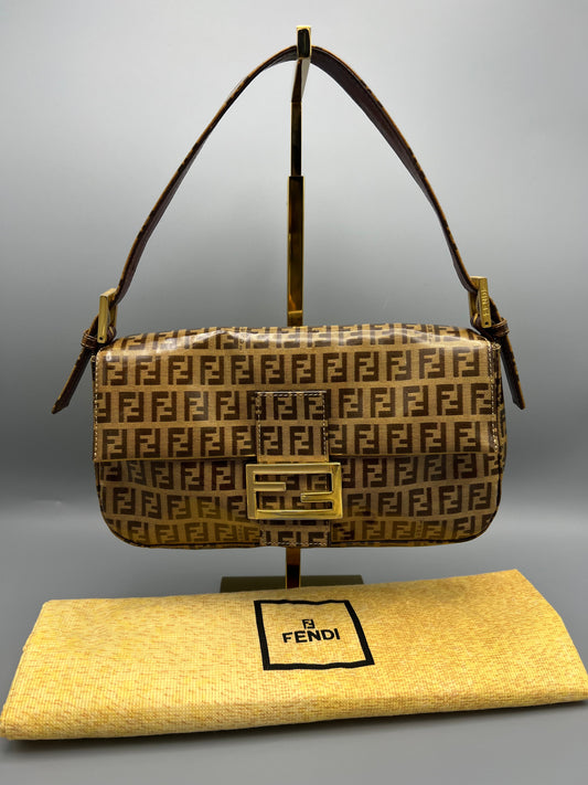 FENDI Baguette bag PVC coated