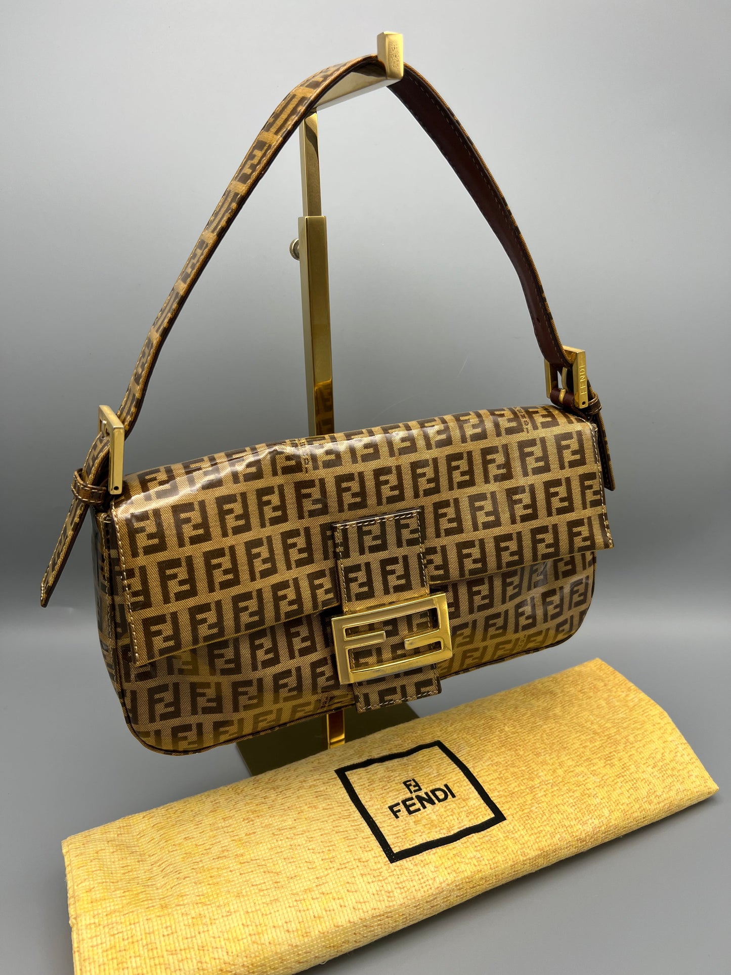 FENDI Baguette bag PVC coated