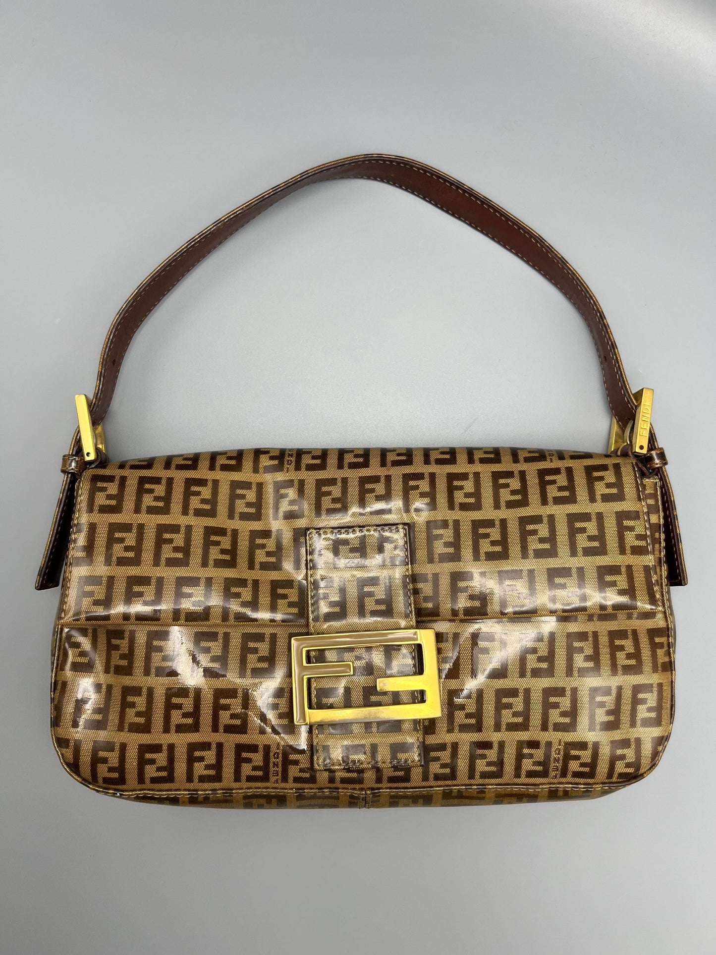 FENDI Baguette bag PVC coated