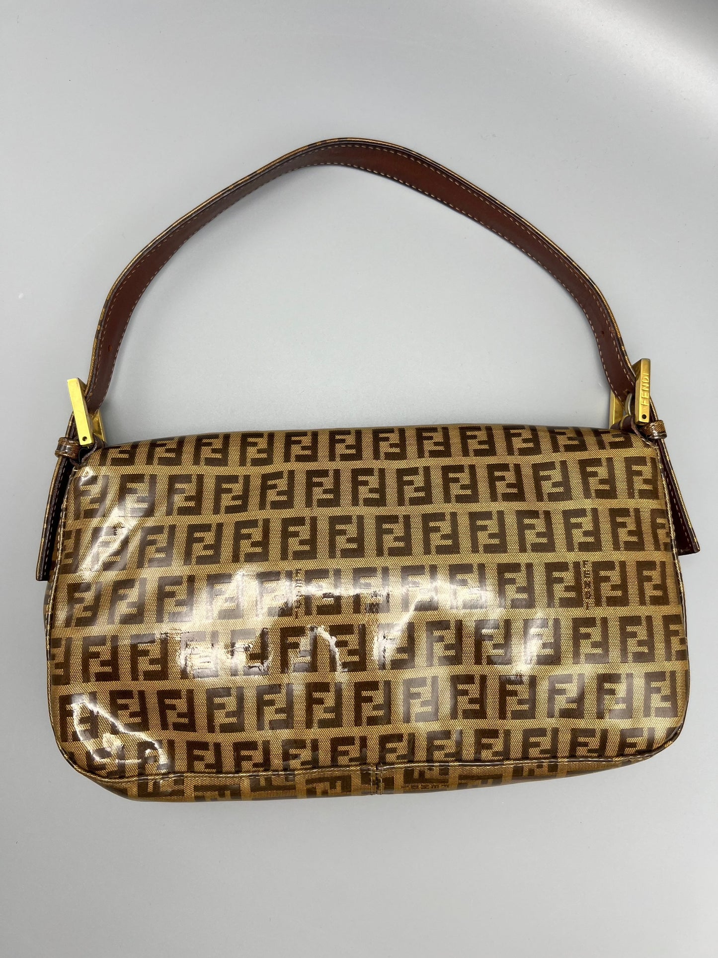 FENDI Baguette bag PVC coated