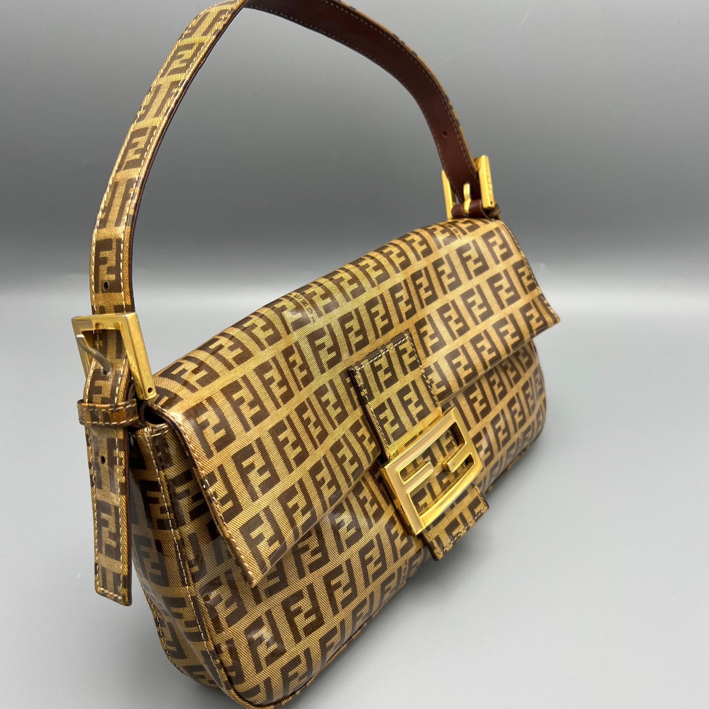 FENDI Baguette bag PVC coated