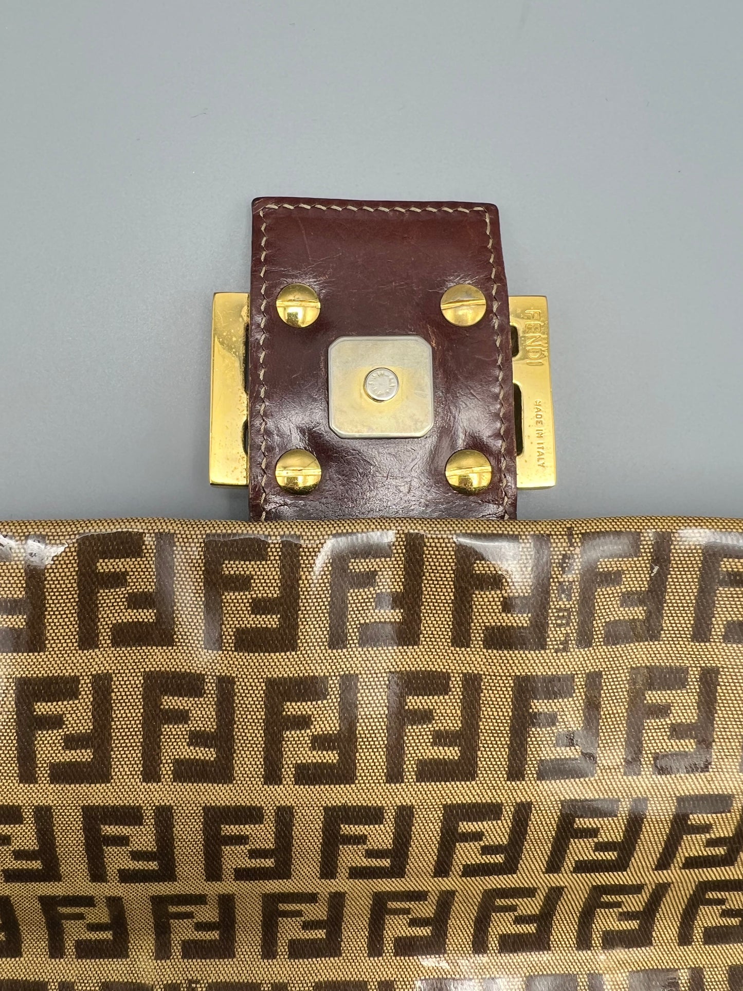 FENDI Baguette bag PVC coated