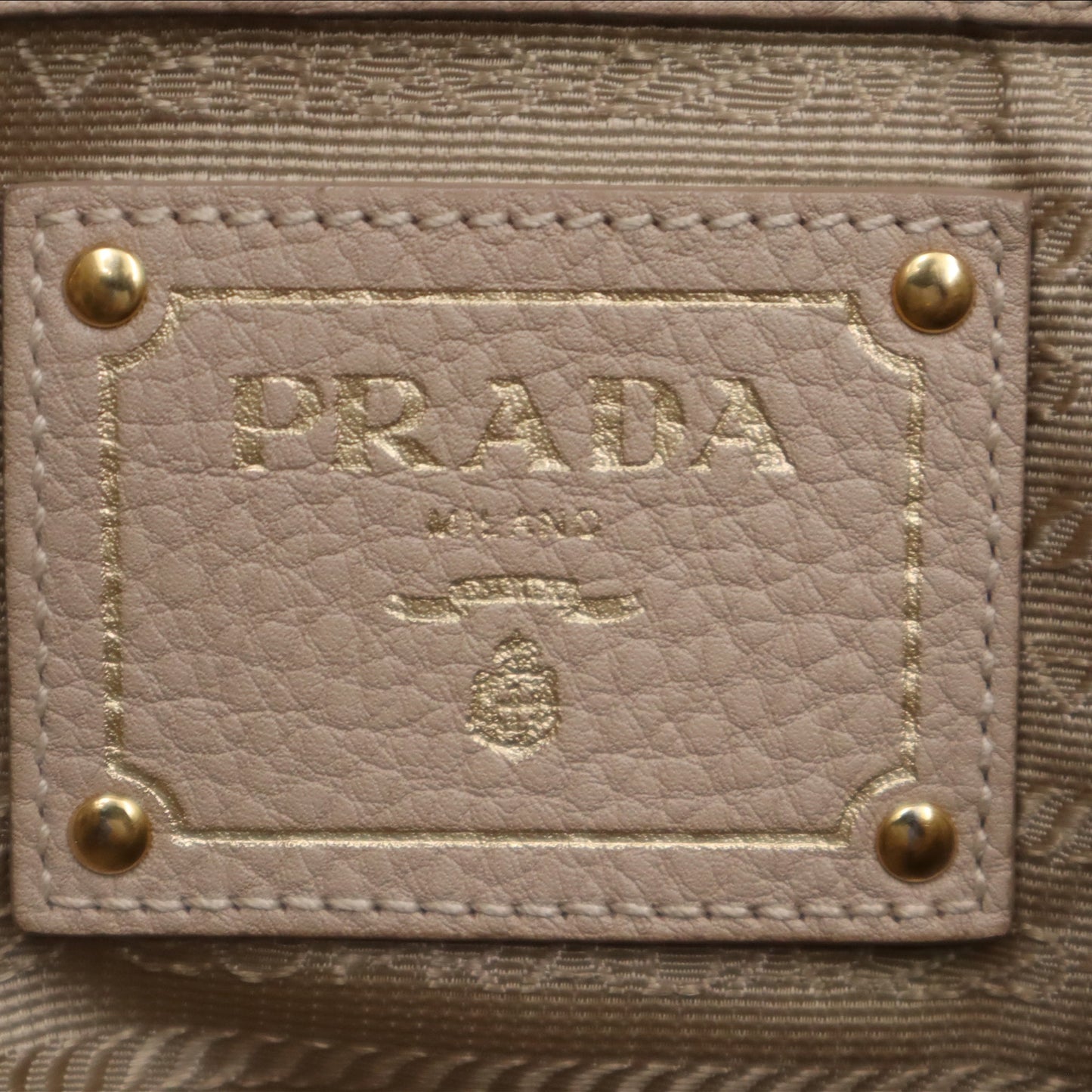 Prada Vitello Daino Tote Bag