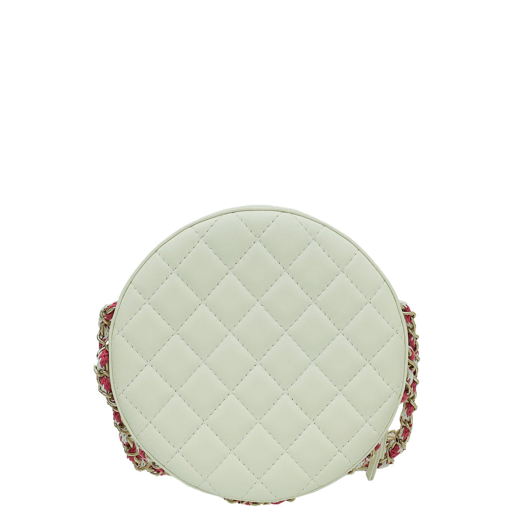 Chanel Bicolor CC Coco Lifesaver Round Small Bag