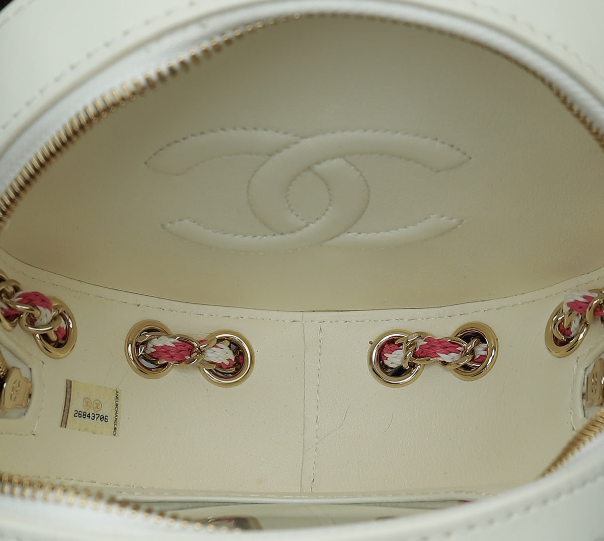 Chanel Bicolor CC Coco Lifesaver Round Small Bag