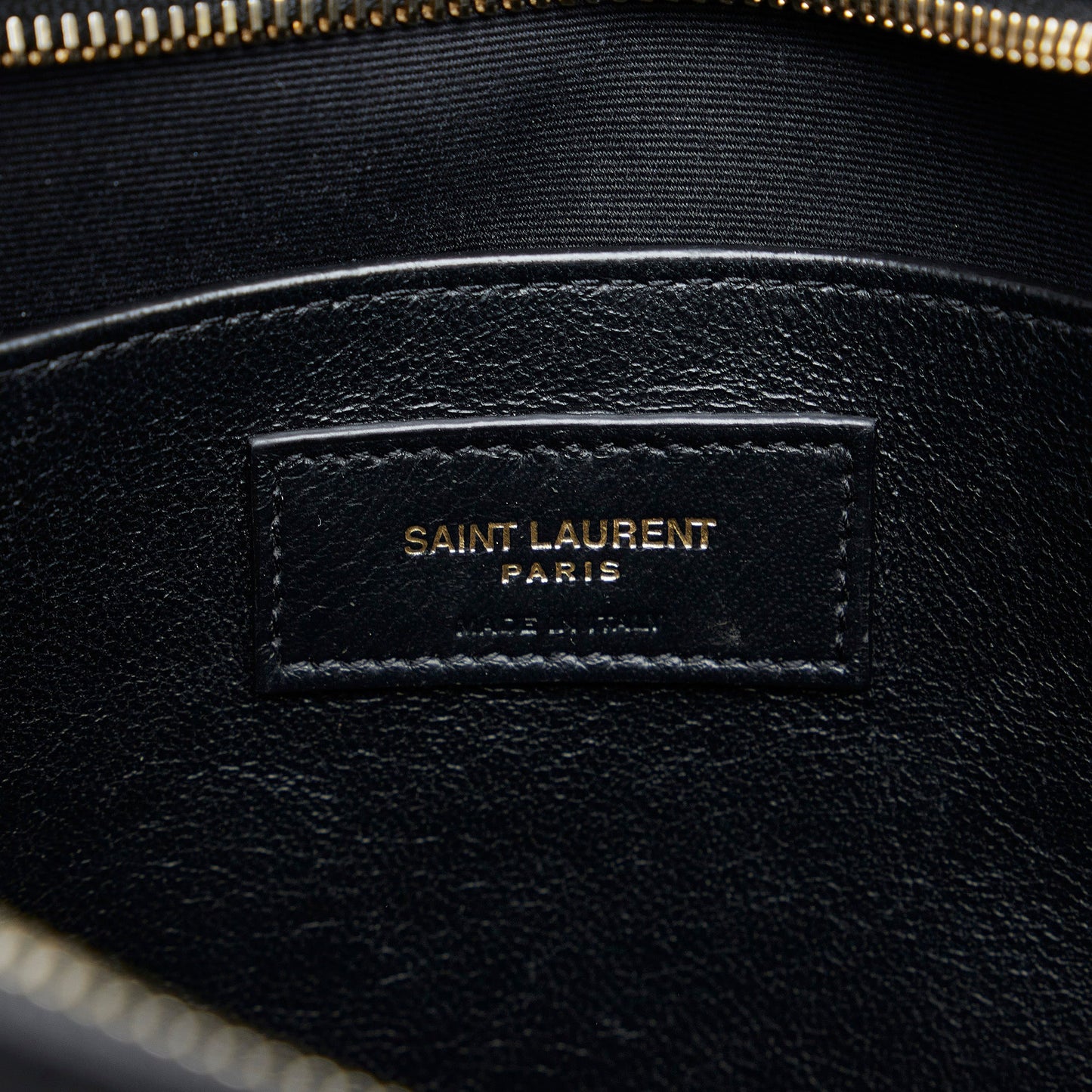 Yves Saint Laurent Uptown Handbag Black Leather