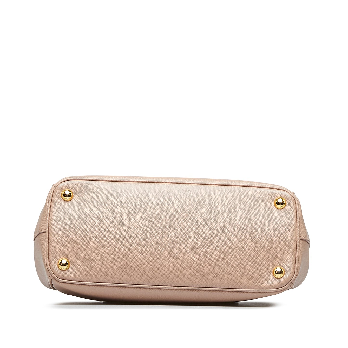 Prada Double Zip Galleria Beige Saffiano Lux