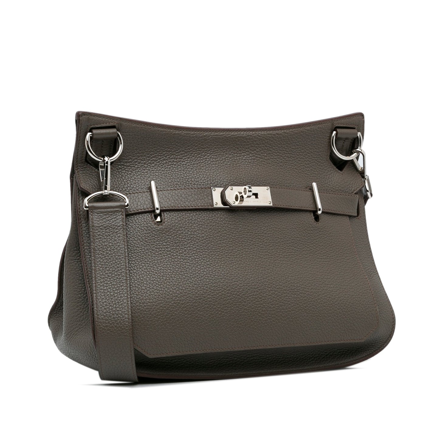 Hermès Jypsiere 34 Grey Clemence Palladium