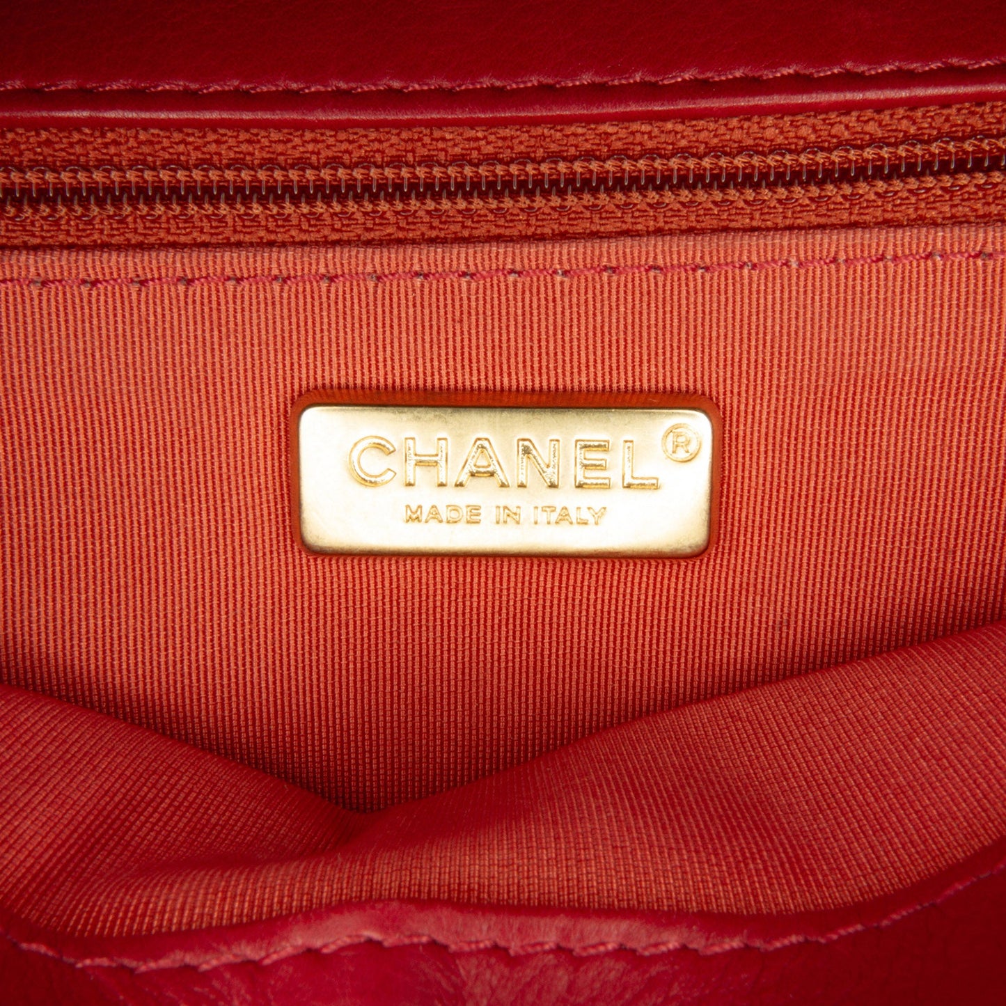 Chanel Rock The Corner Mini Red Calfskin Gold