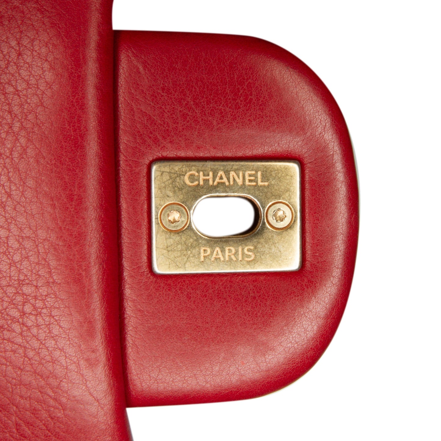 Chanel Rock The Corner Mini Red Calfskin Gold