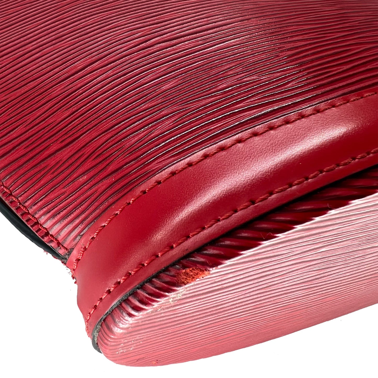 Louis Vuitton Red Epileather