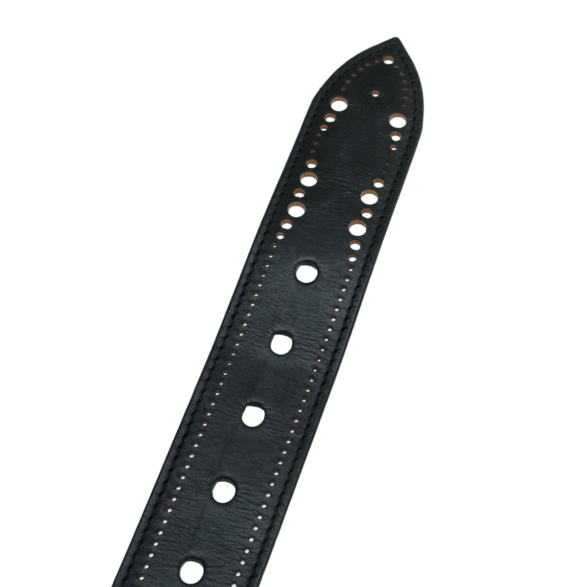 Louis Vuitton Black Perforated Monogram Laser Cut Belt 34