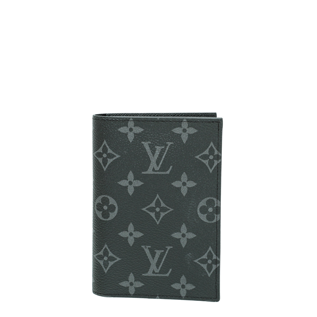 Louis Vuitton Graphite Monogram Eclipse Passport Cover