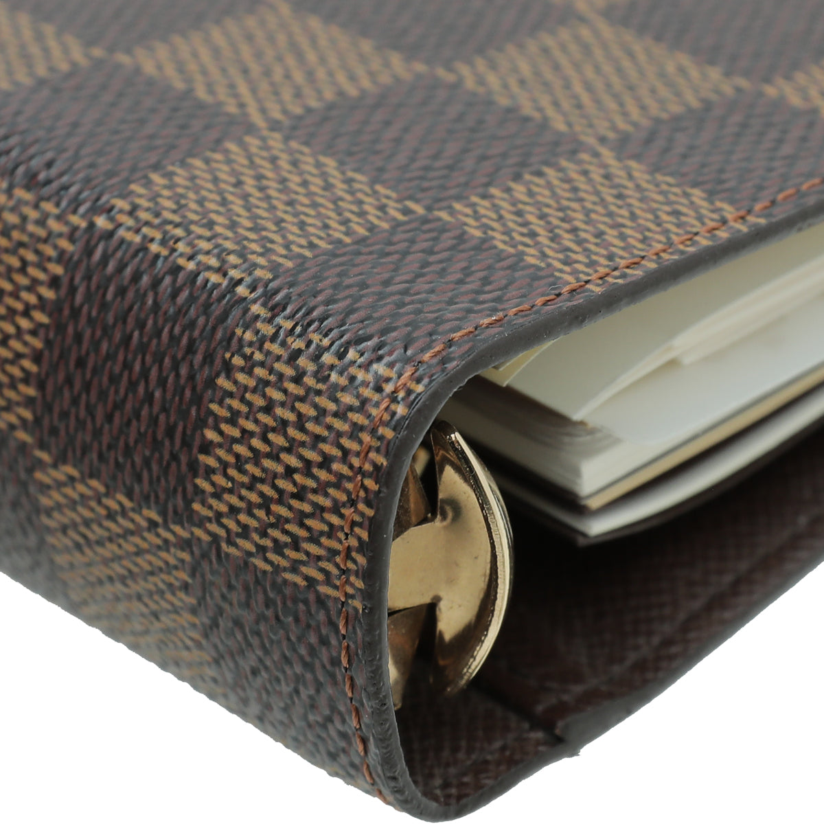 Louis Vuitton Ebene Medium Ring Agenda Cover