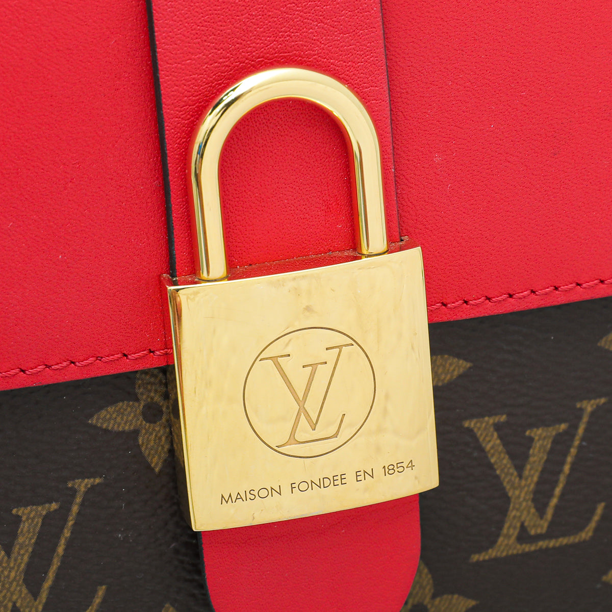 Louis Vuitton Coqulicot Monogram Locky BB Bag