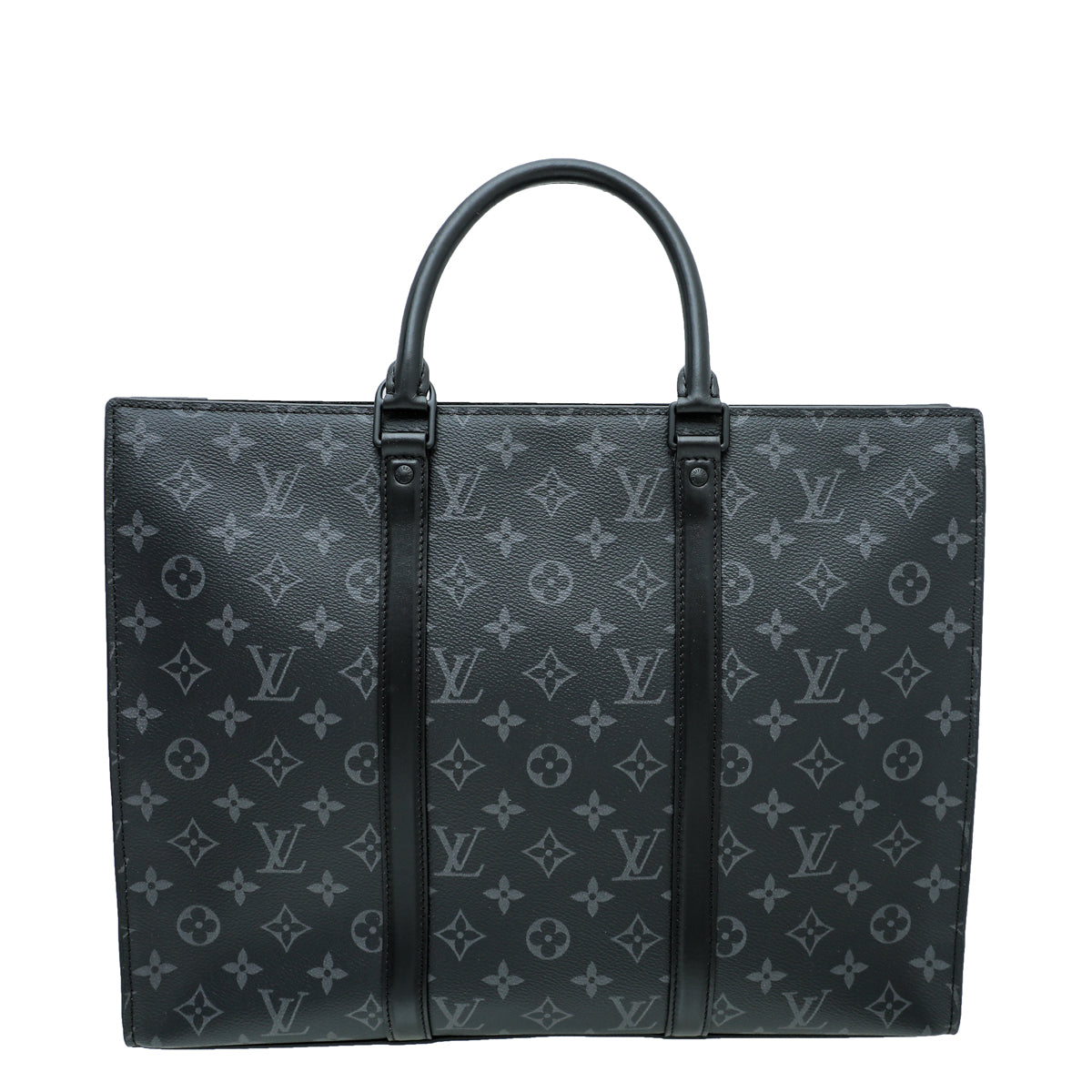 Louis Vuitton Monogram Eclipse Sac Plat Horizontal Zippe Bag