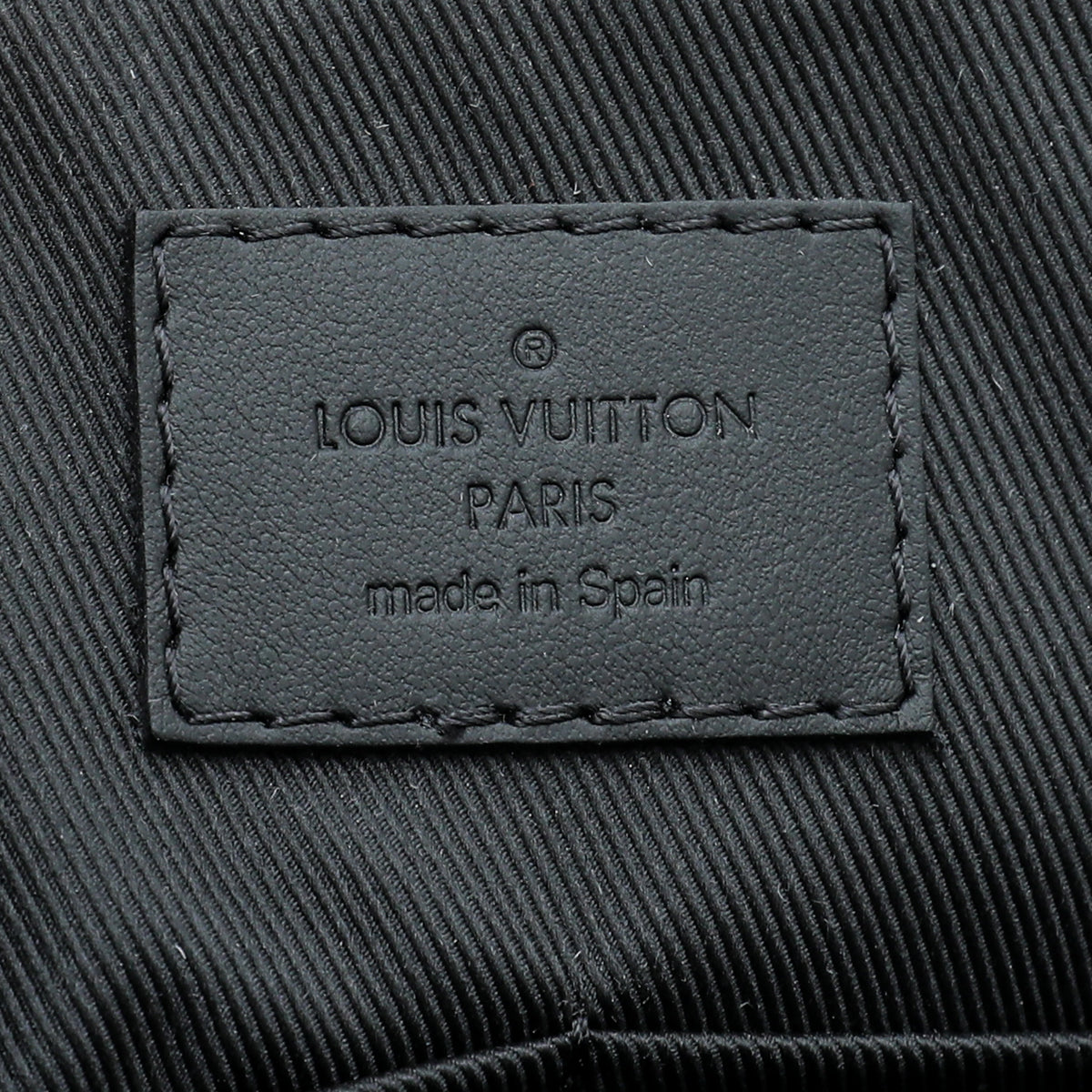 Louis Vuitton Black Aerogram Messenger Bag