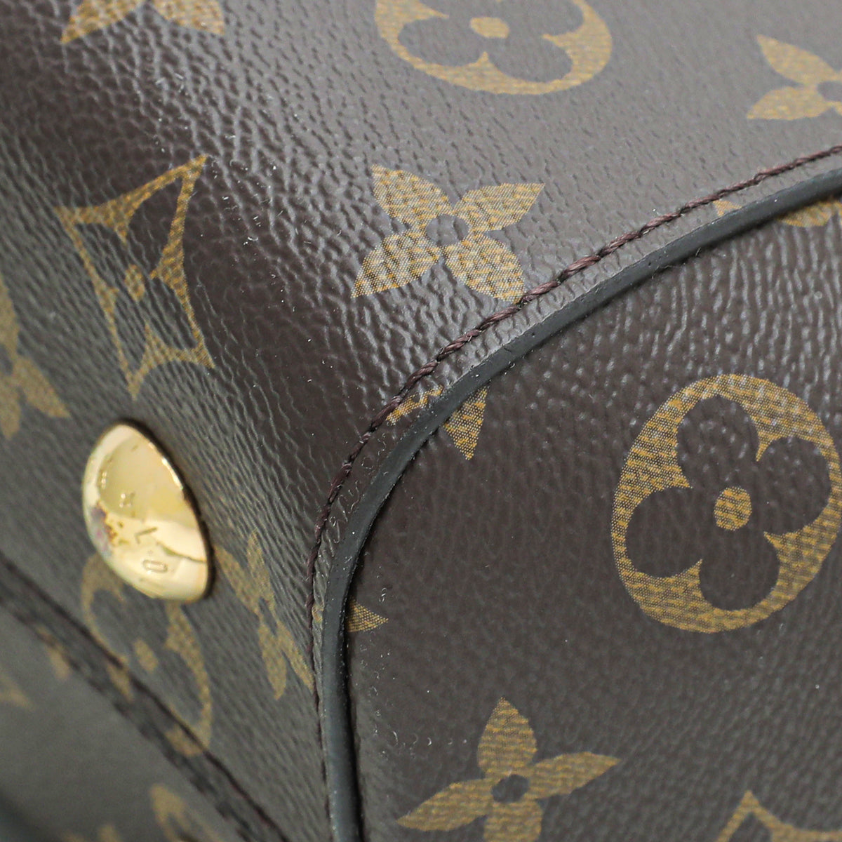 Louis Vuitton Monogram Blue Glacier Cluny MM Bag W/ FDM Initials