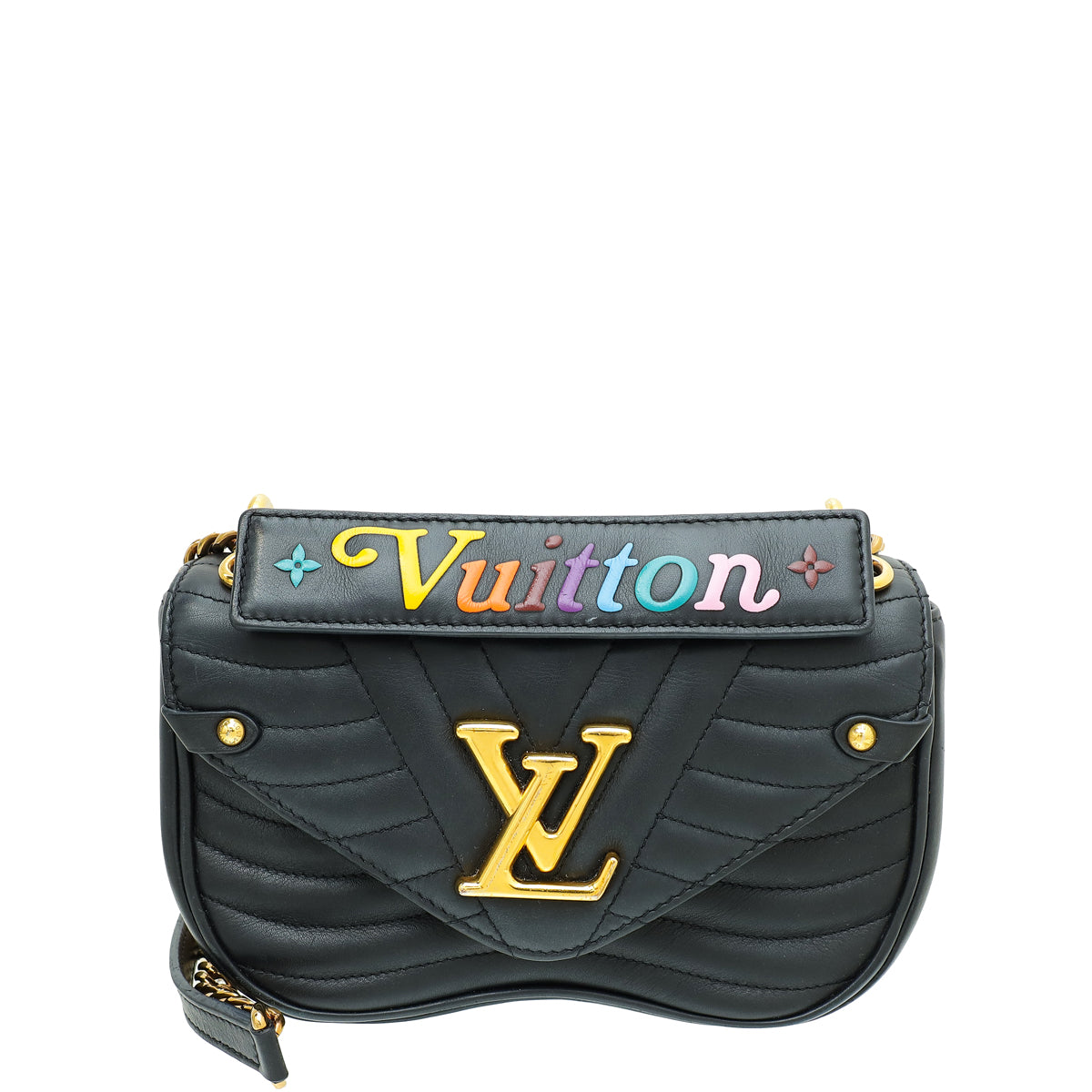 Louis Vuitton Black New Wave PM Bag